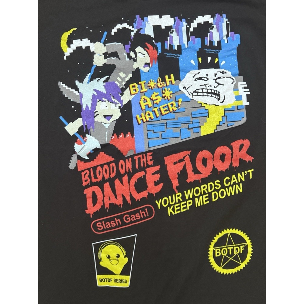 Y2K Tultex Blood On The Dance Floor T Shirt Size M - Picture 2 of 7